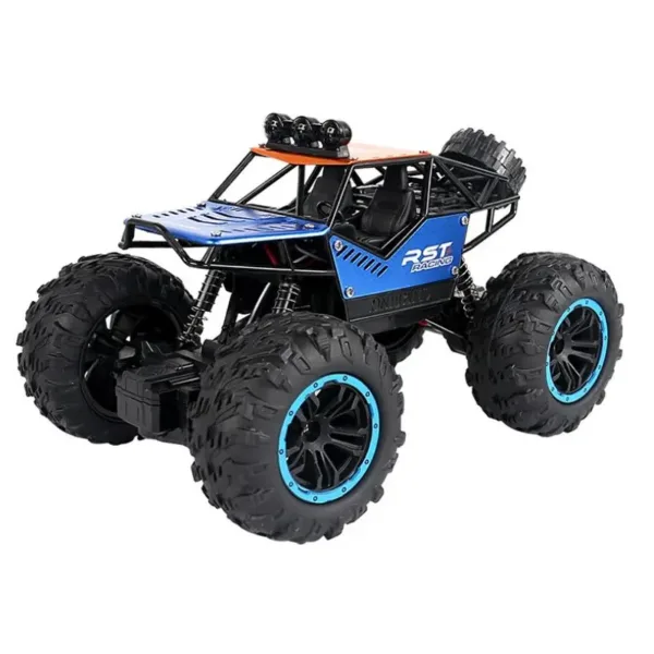 RC Car 1:18 2WD Rock Crawler Rechargeable Monster Truck Alloy Boddy Plates
